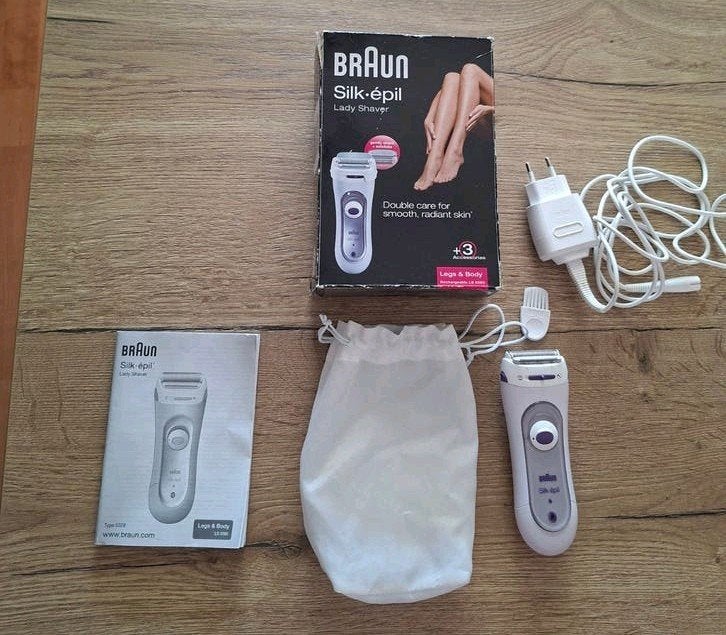 Braun Silk-épil Lady Shaver LS 5560 - Scheerapparaat, Ophalen of Verzenden, Gebruikt, Scheren en Epileren