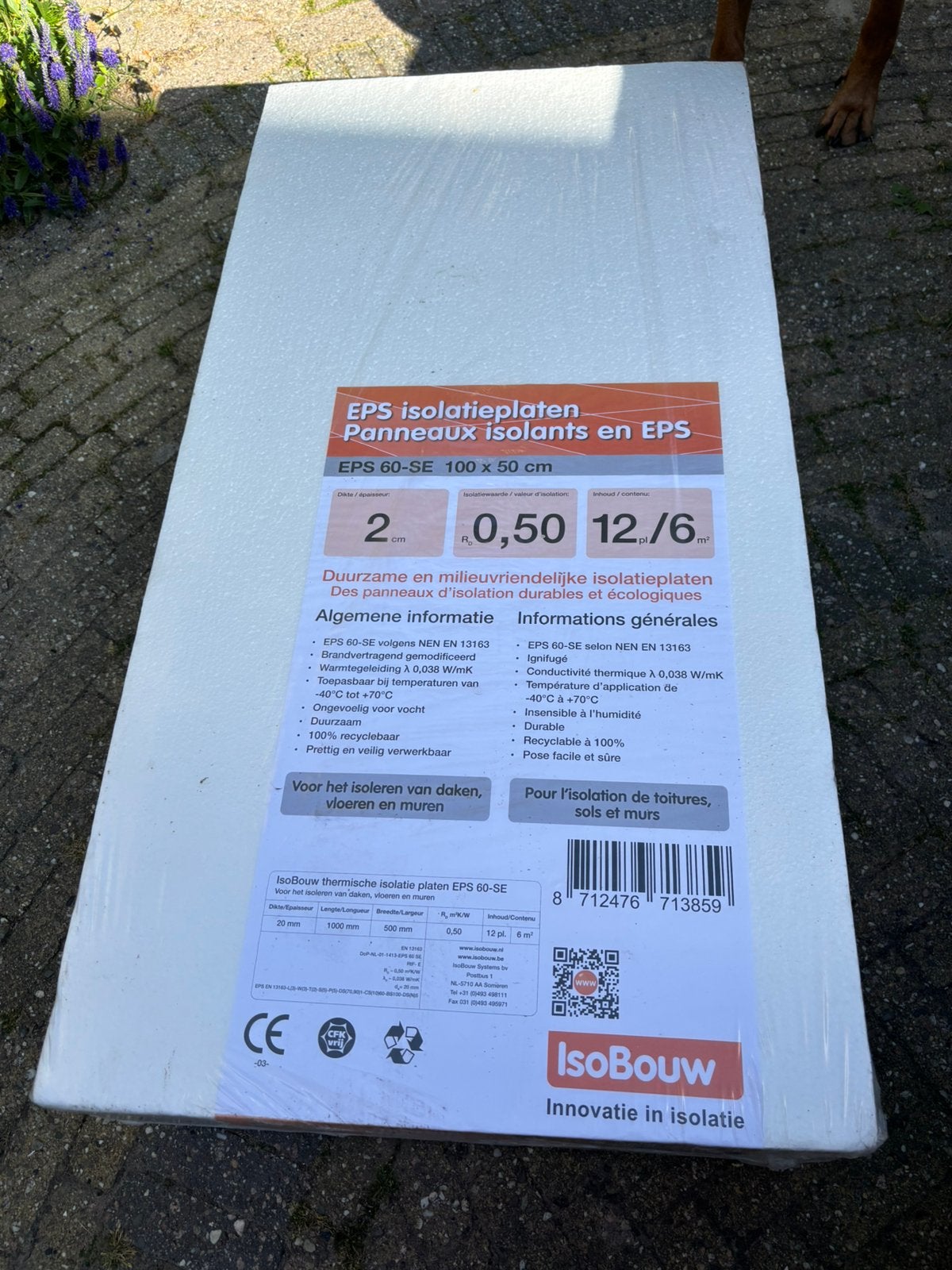 EPS, Ophalen, Overige materialen, 30 cm of meer, 50 tot 150 cm