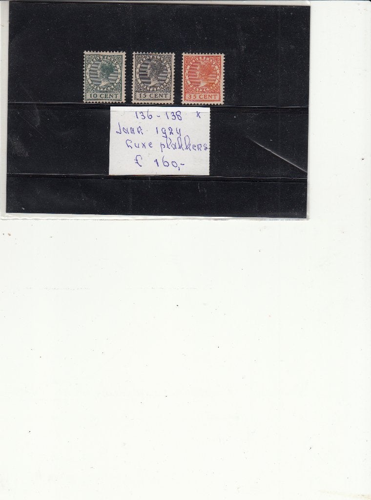 Tentoonstellings zegels 1924, Verzenden, T/m 1940, Postfris