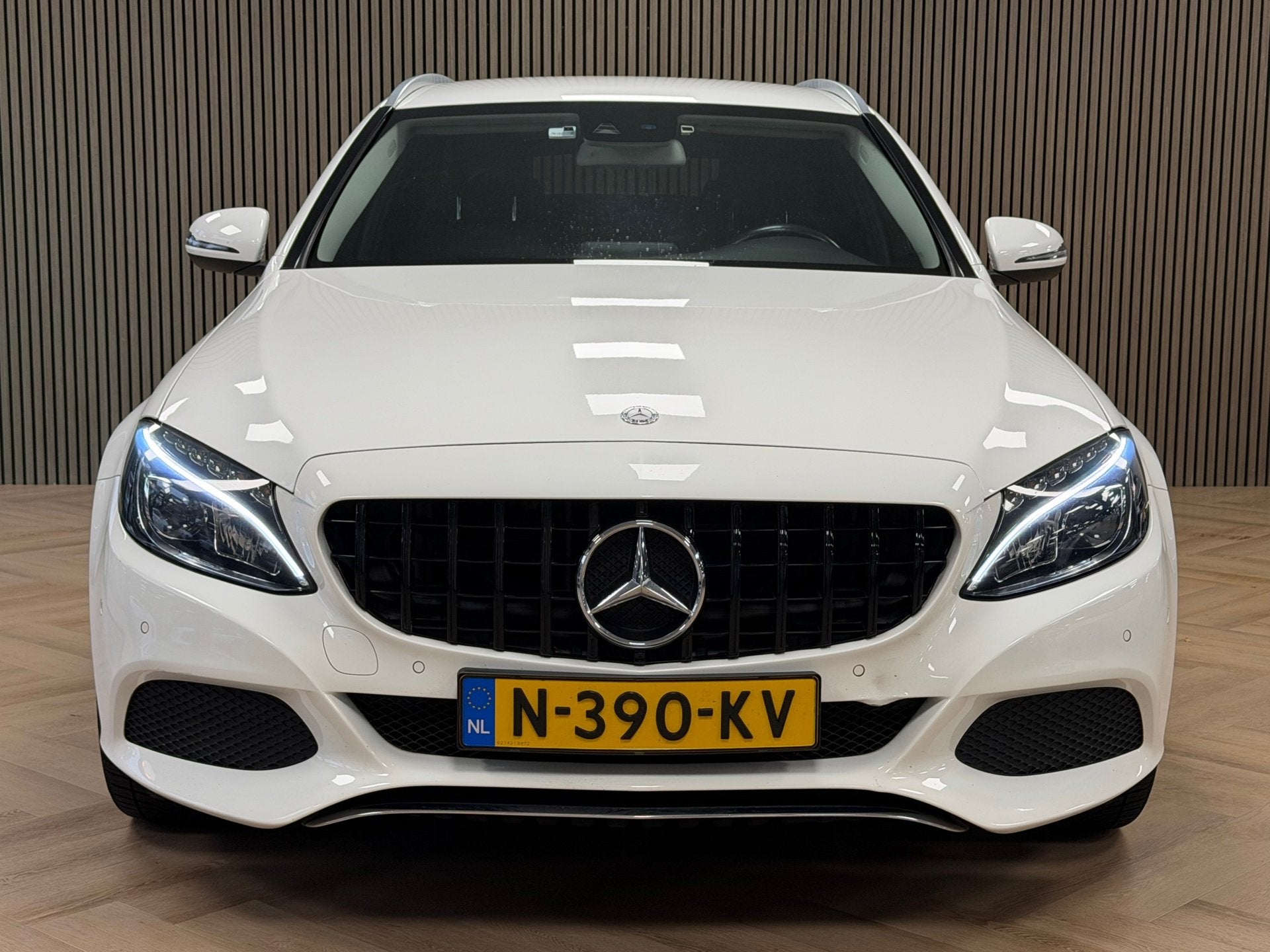 Mercedes-Benz C-klasse Estate 180 Ambition AUTOMAAT NAVIGATI, Auto's, Achterwielaandrijving, Euro 6, Met garantie (alle), Leder en Stof