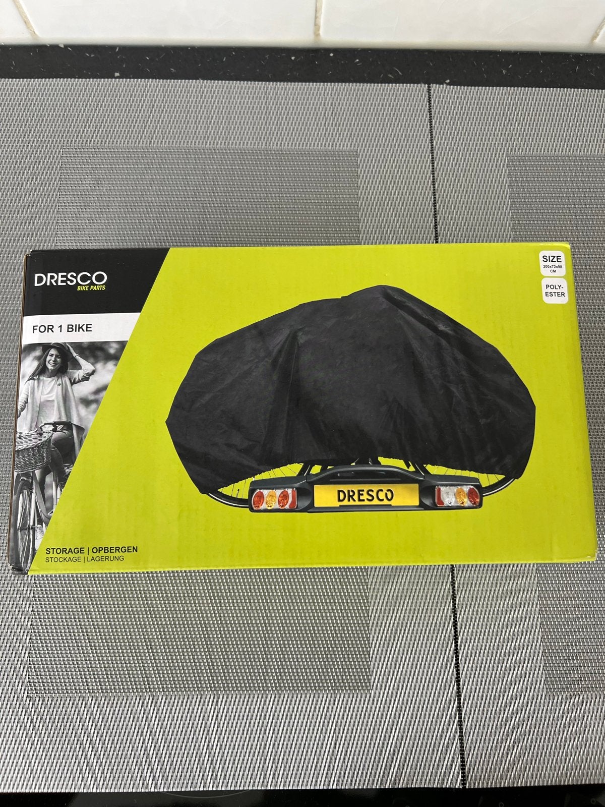 Dresco Fietsafdekhoes voor 1 fiets, Ophalen of Verzenden, Zo goed als nieuw