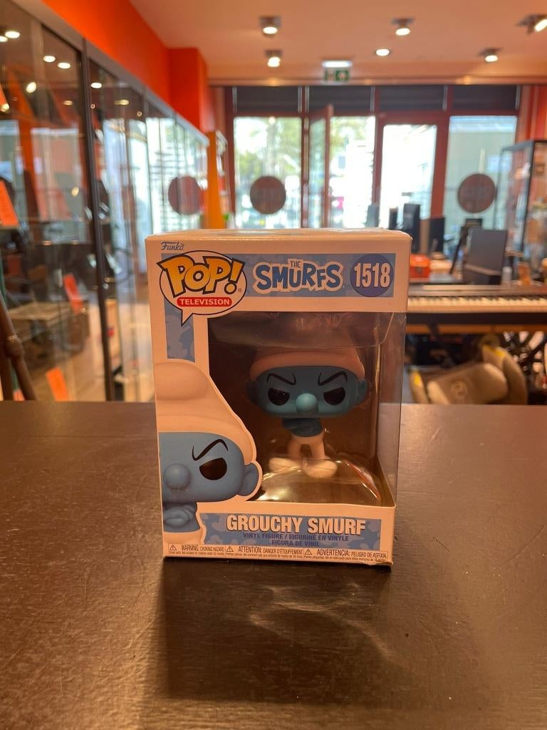 Funko Pop! 1518 The Smurfs Grouchy Smurf, Overige Smurfen, ., Nieuw, Ophalen of Verzenden