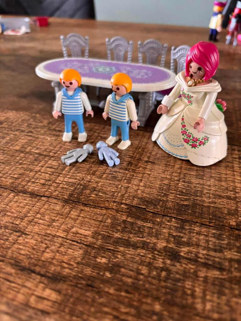 Playmobil prinses set met tafel, Ophalen of Verzenden, Gebruikt, Los playmobil