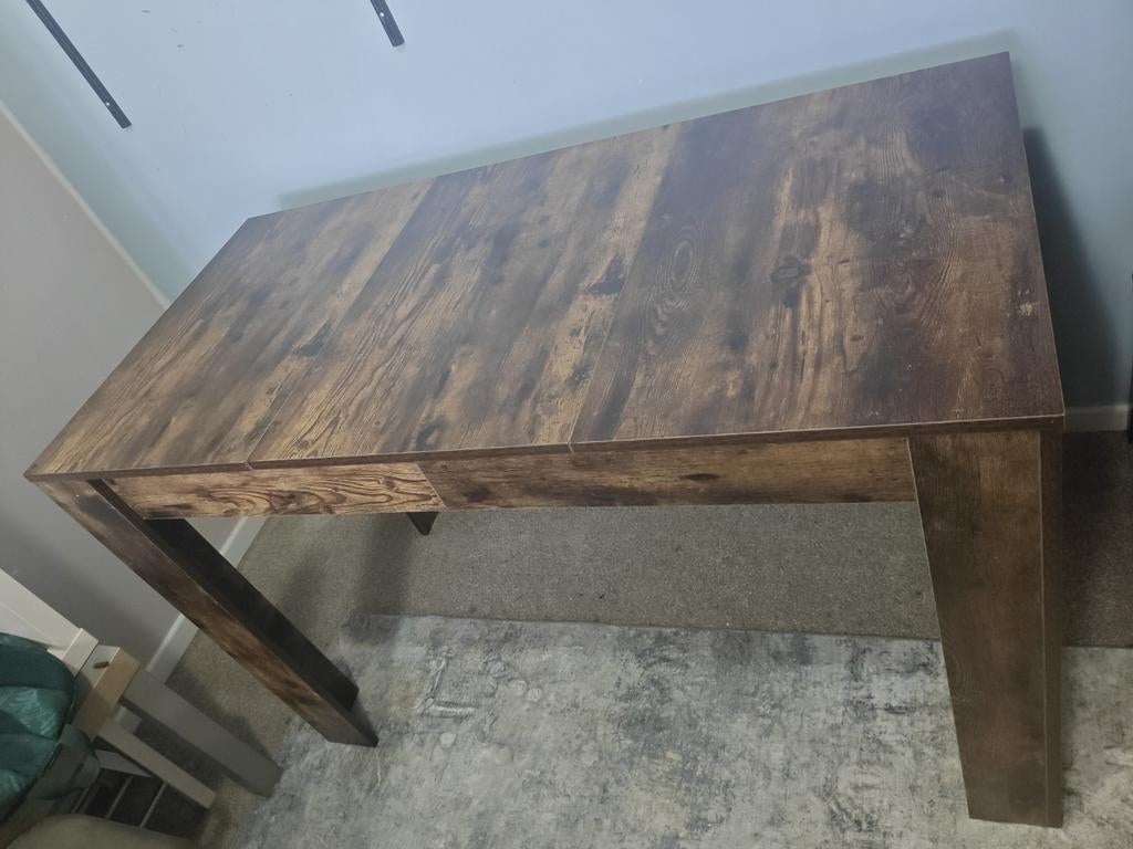 Walnoten Houten Eettafel voor maximaal 6 personen, Antiek en Kunst, Ophalen of Verzenden
