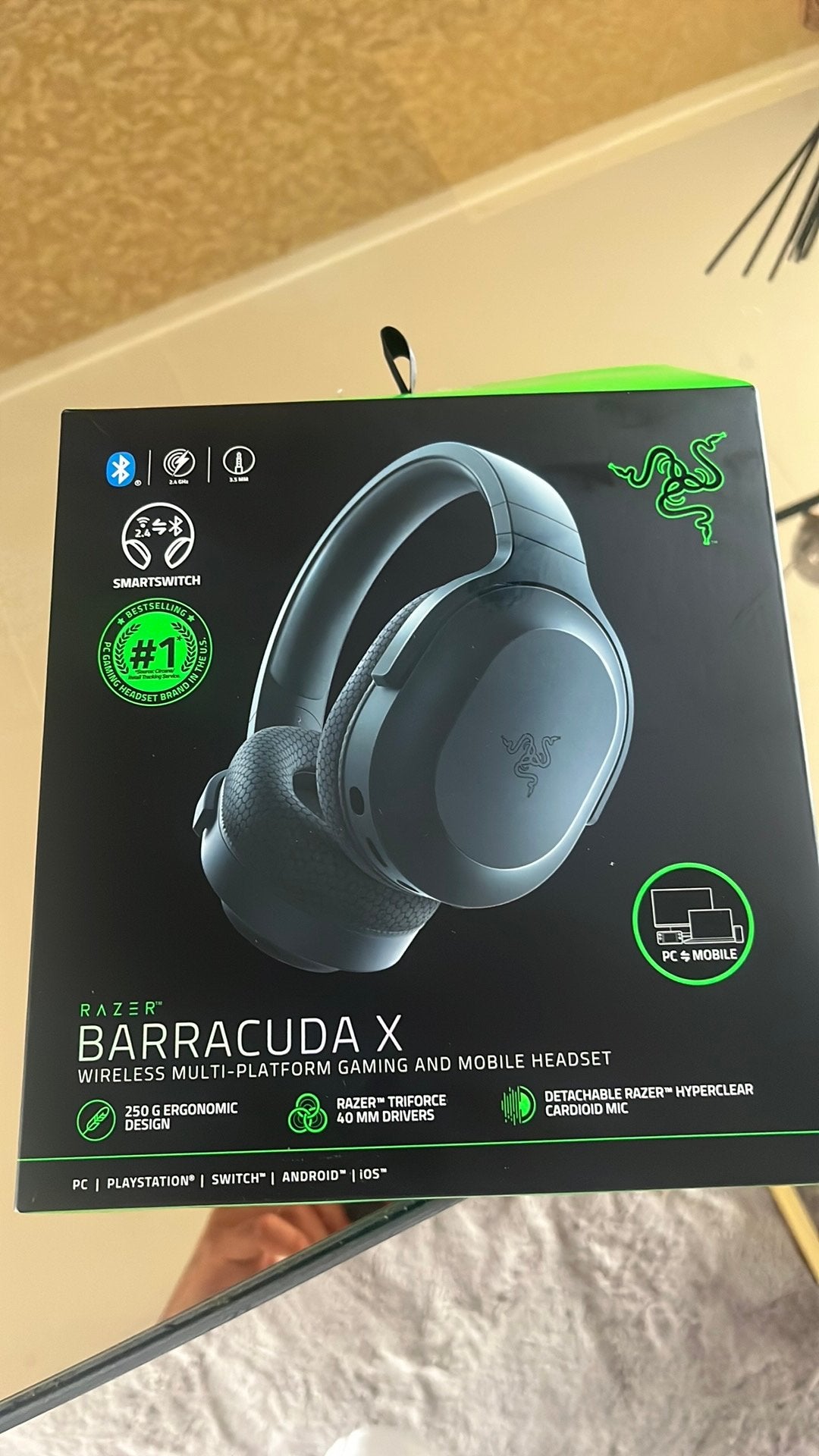 Razer Wireless headset, Ophalen of Verzenden, Zo goed als nieuw, Overige merken, Draadloos