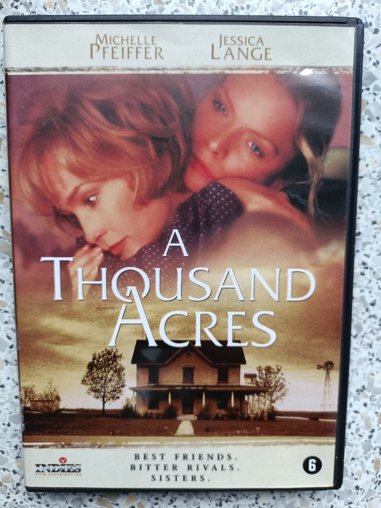 De dramafilm "A Thousand Acres"., Cd's en Dvd's, Dvd's | Drama, Vanaf 6 jaar, Ophalen of Verzenden, Zo goed als nieuw, Drama