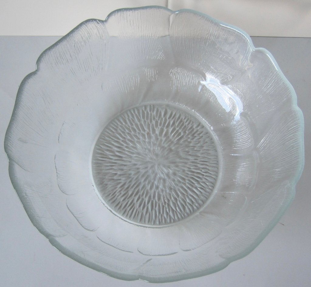 vintage Arcoroc Fleur glazen schaal, Huis en Inrichting, Keuken | Servies, Overige merken, Ophalen of Verzenden, Overige stijlen