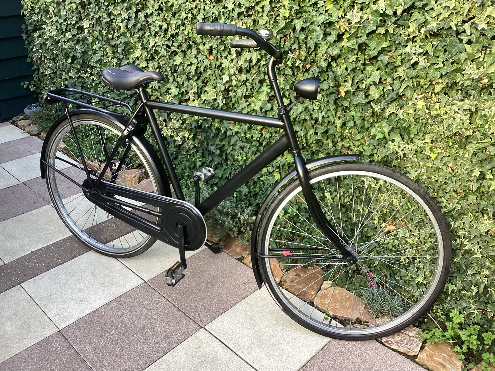 Opafiets studentenfiets stadsfiets stationsfiets herenfiets, Terugtraprem, Gebruikt, 53 tot 57 cm, Ophalen