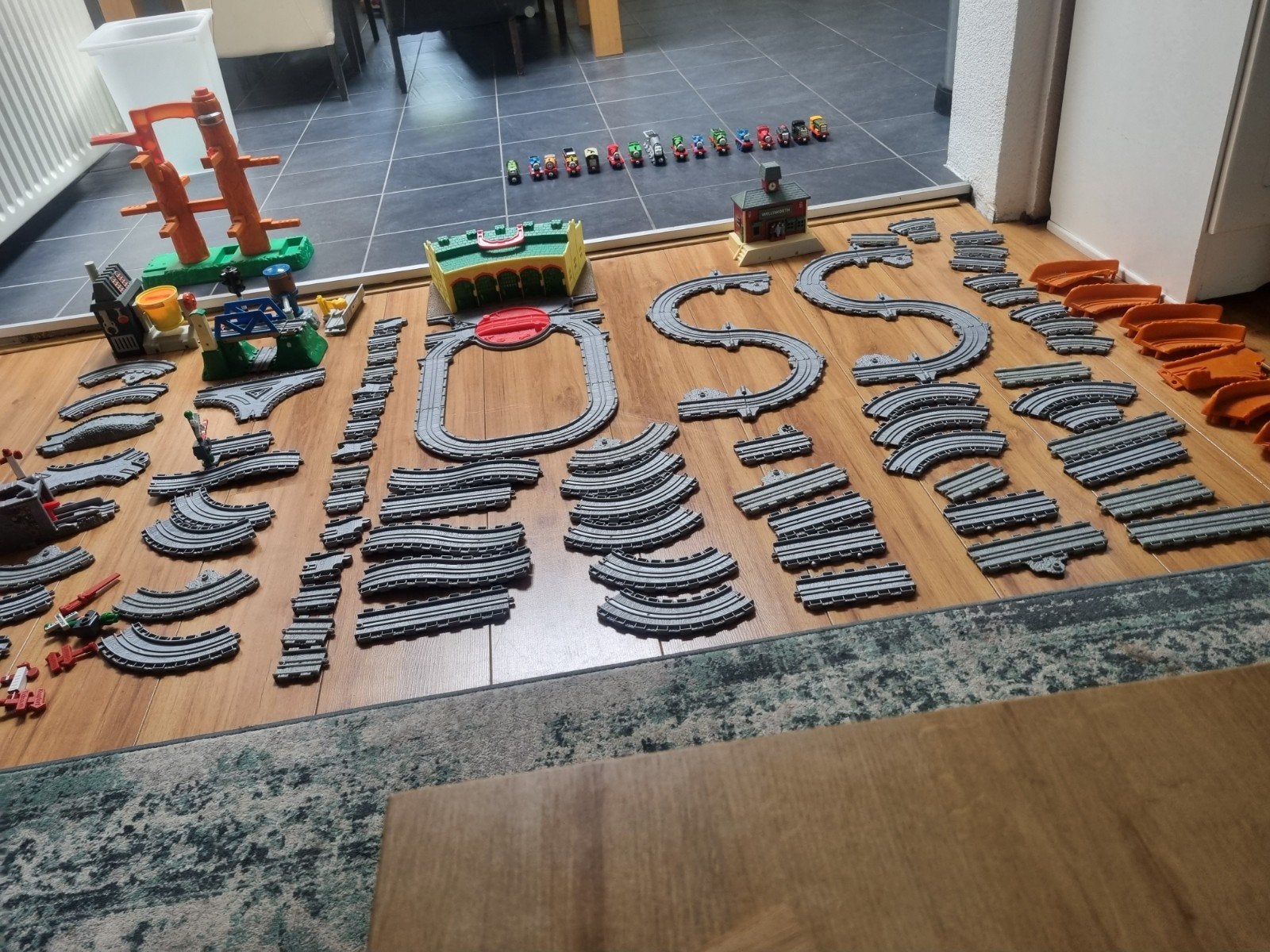 Grote Thomas de Trein Speelset met Treinbaan en Treintjes, Kinderen en Baby's, Speelgoed | Thomas de Trein, Ophalen of Verzenden