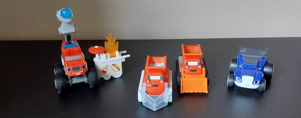 Blaze en de Monsterwielen speelgoed set, Ophalen, Zo goed als nieuw