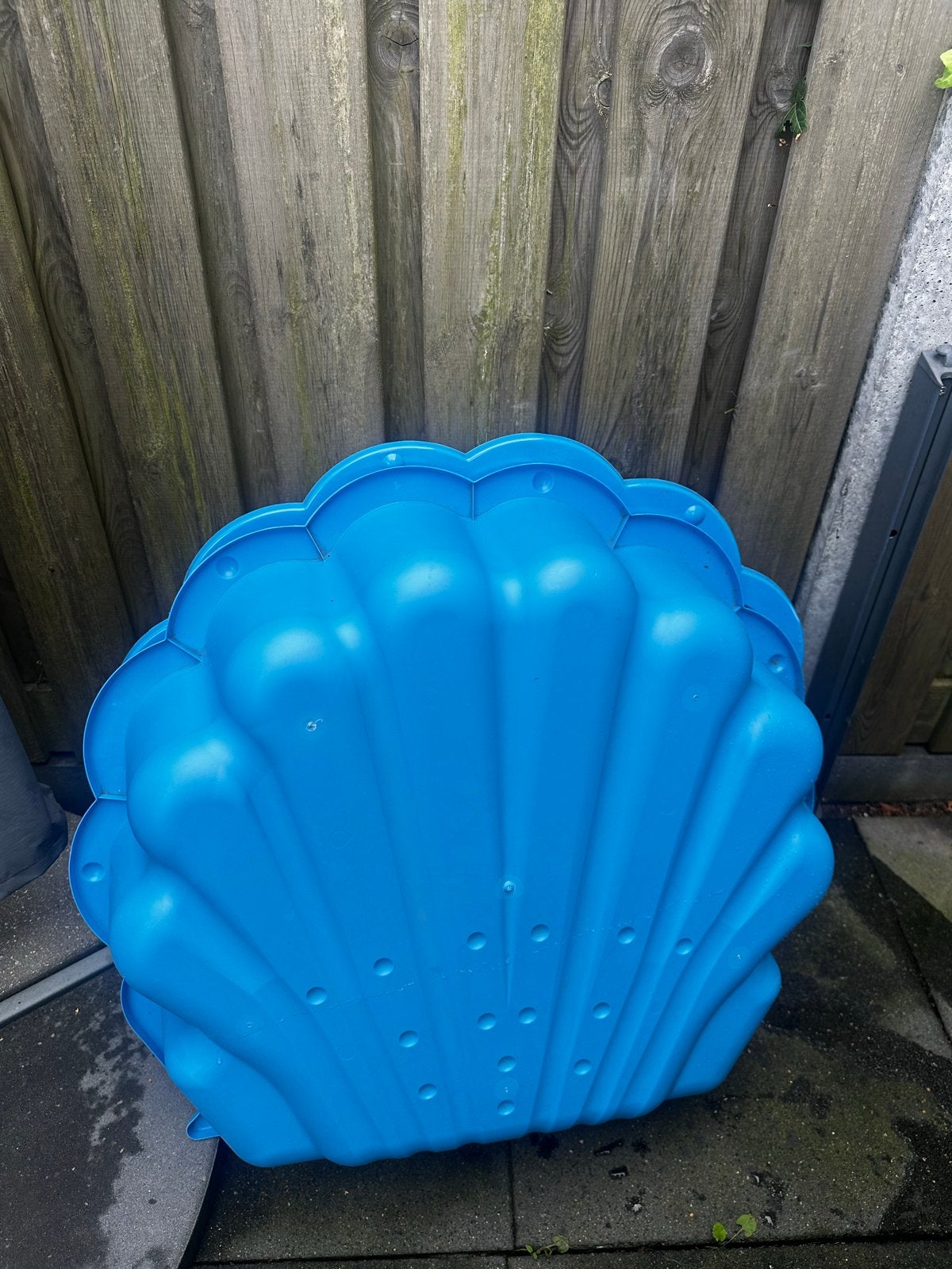 Blauwe schelp zandbak voor kinderen, Kinderen en Baby's, Speelgoed | Buiten | Zandbakken, Ophalen, Zo goed als nieuw