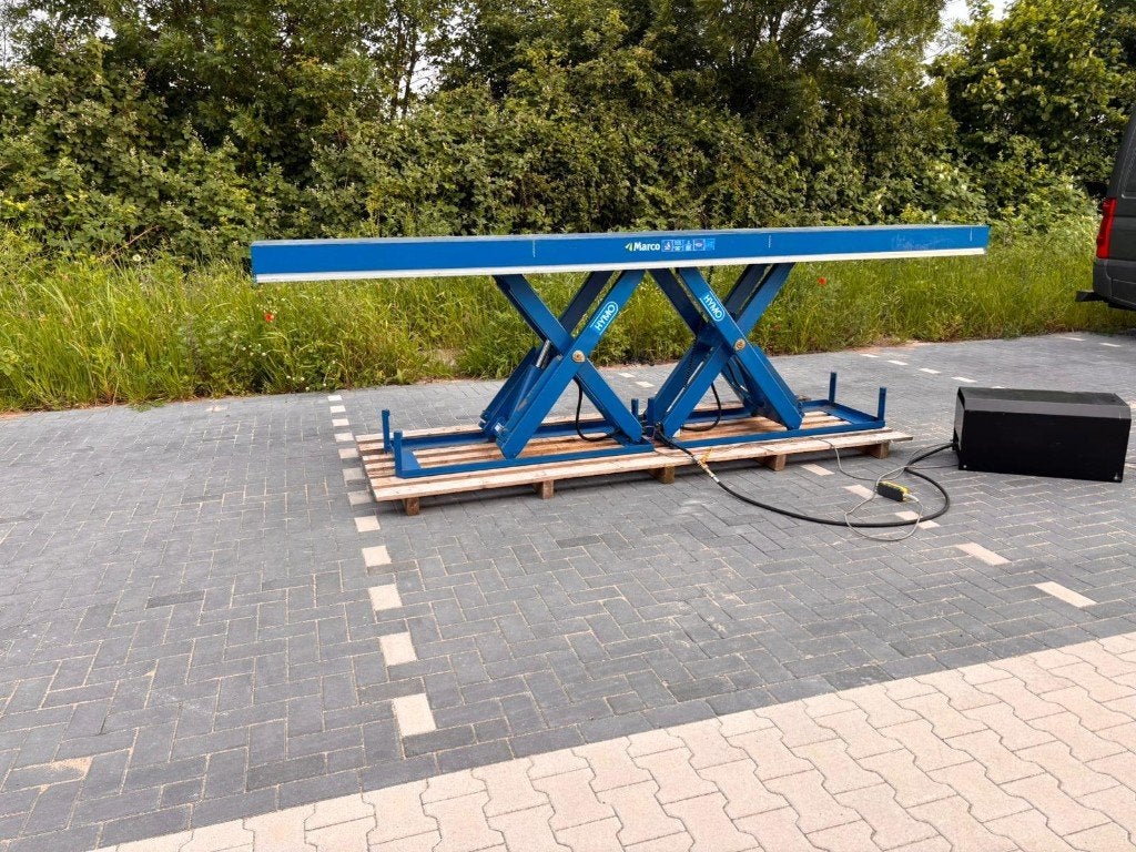HYMO Schaarheftafel / Heftafel 1000 kg, Doe-het-zelf en Verbouw, Werkbanken, Ophalen, Gebruikt, 170 cm of meer, Inklapbaar