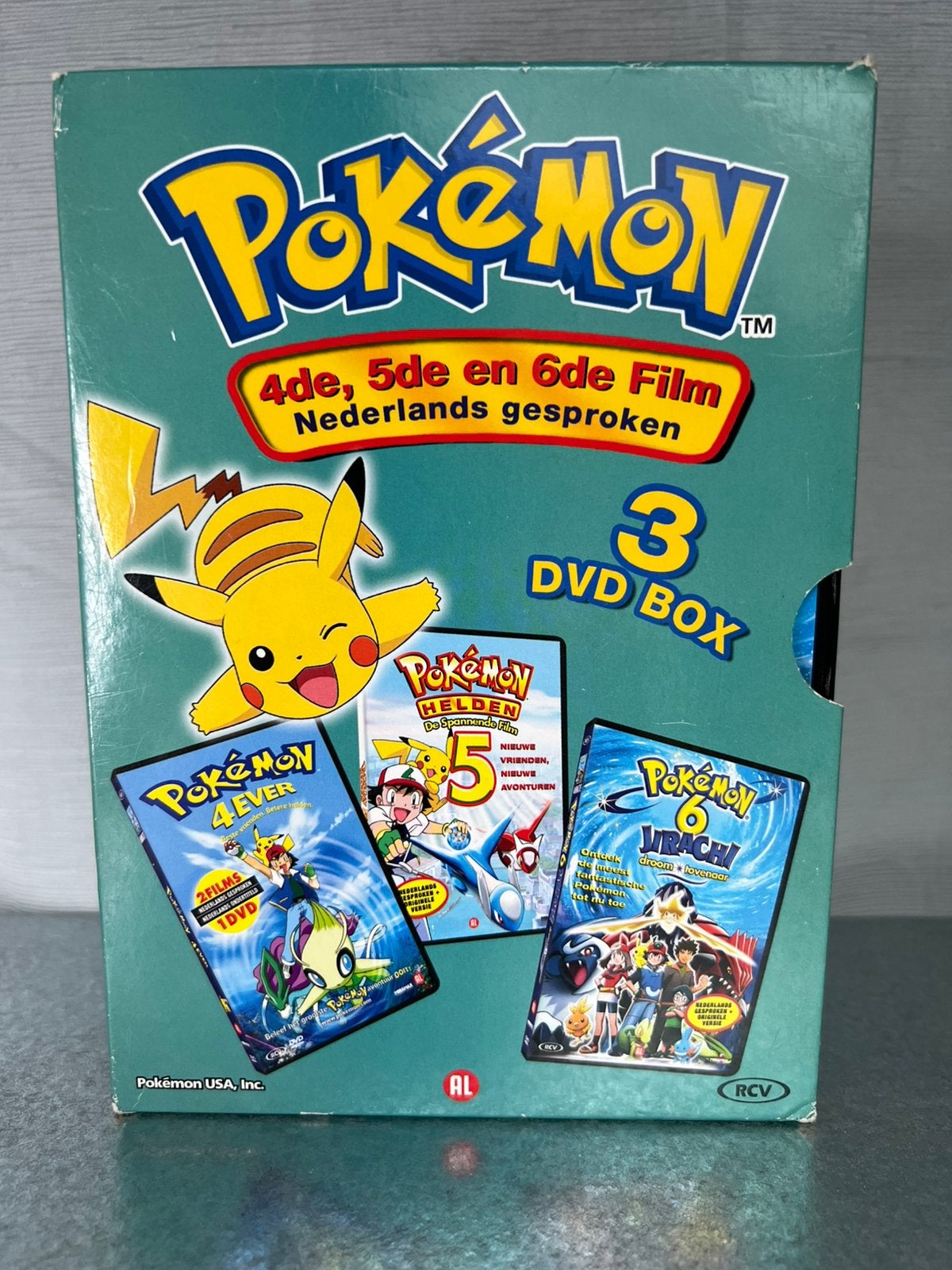 Pokémon 3 DVD BOX: 4,5 en 6., Cd's en Dvd's, 2000 tot heden, Alle leeftijden, Zo goed als nieuw, Actie en Avontuur