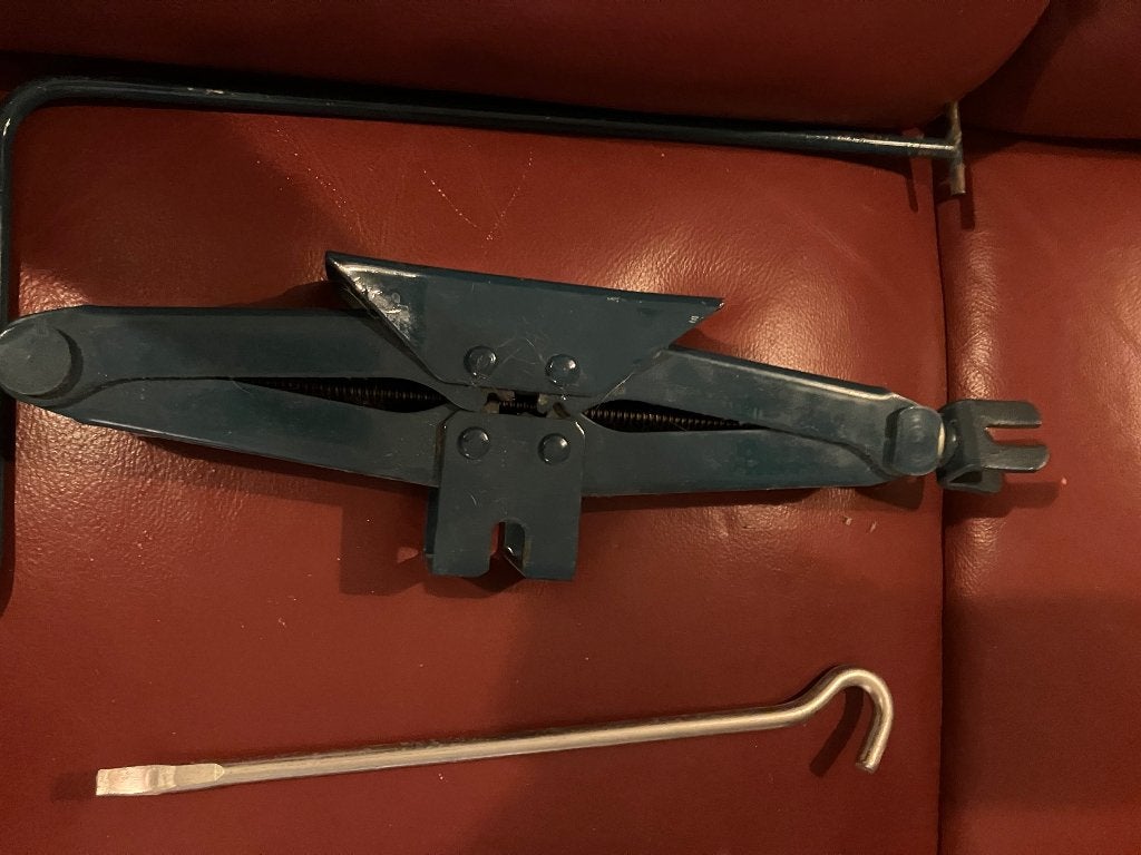 Auto Krik + gevarendriehoek, Ophalen of Verzenden, Gebruikt, Manueel, Schaarkrik