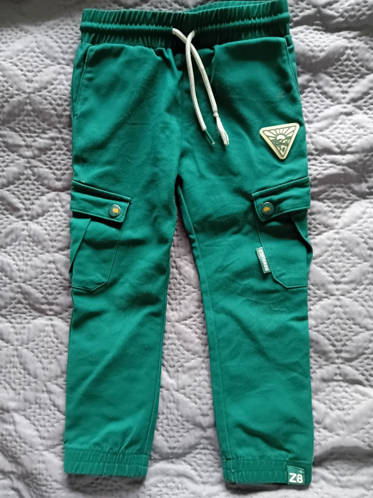 Z8 Groene Broek met Elastische Band - Maat 104, Broek, Gebruikt, Jongen of Meisje, Z8