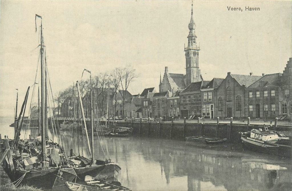 701-431-031 Veere Haven, Verzamelen, Ophalen of Verzenden, Voor 1920, Zeeland