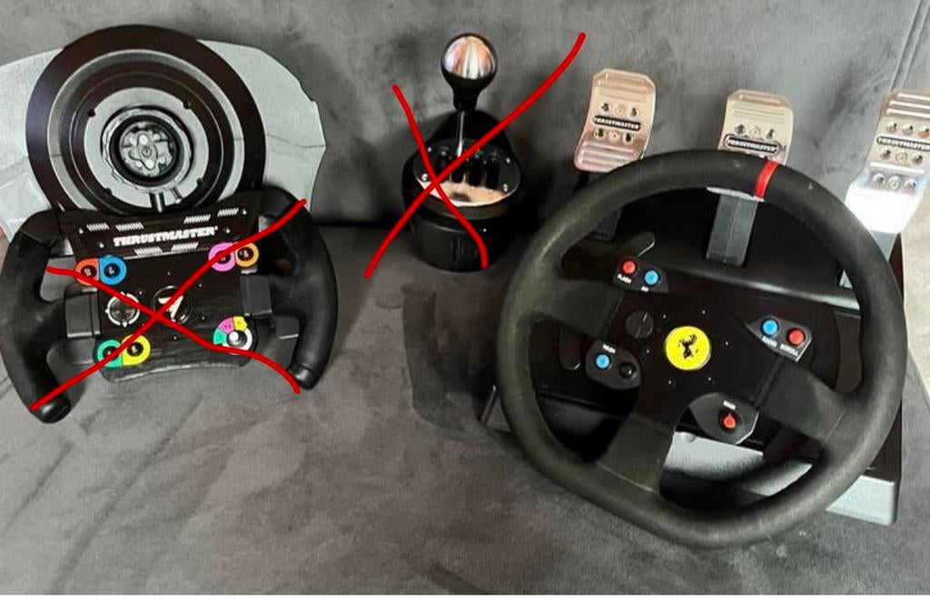 Thrustmaster T300 Ferrari set, Ophalen of Verzenden, Zo goed als nieuw
