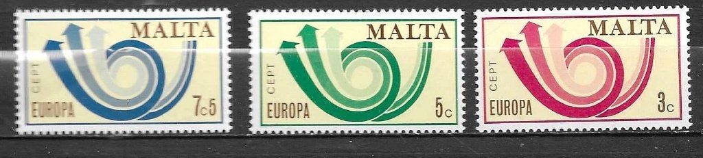 Malta Europa CEPT postzegels set (3 stuks) pf, Ophalen of Verzenden, Malta, Postfris