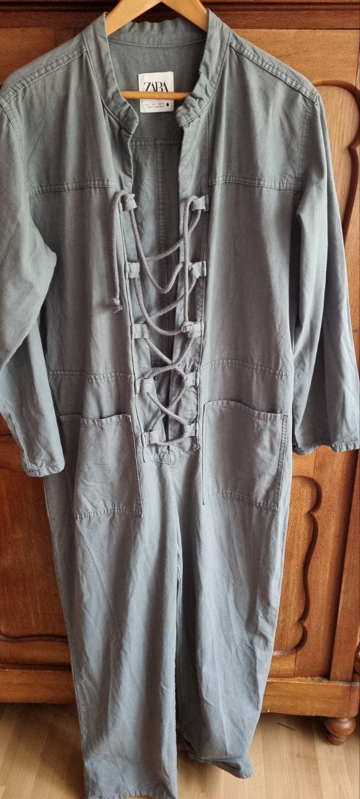 Stoere  jumpsuit overall van Zara.maat L, Kleding | Dames, Maat 38/40 (M), Zara, Ophalen of Verzenden, Zo goed als nieuw