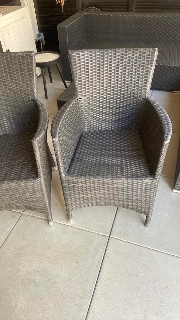 6 tuinstoelen., Ophalen, Zo goed als nieuw, Kunststof