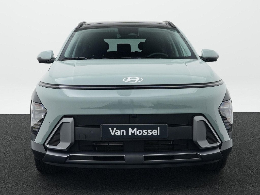 Hyundai Kona 1.6 GDI HEV Premium Sky | Panoramadak | Stoelve, Auto's, 137 pk, Leder, Bedrijf, Nieuw