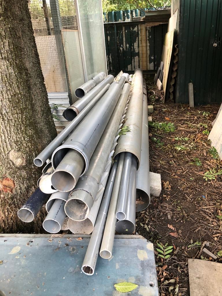 Restpartij PVC buizen, Doe-het-zelf en Verbouw, Buizen en Afvoer, Gebruikt, Pvc, 2 tot 4 meter, Ophalen of Verzenden