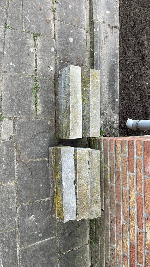 Bandjes voor om een border te maken in de tuin, Ophalen, Gebruikt, Overige typen, Beton