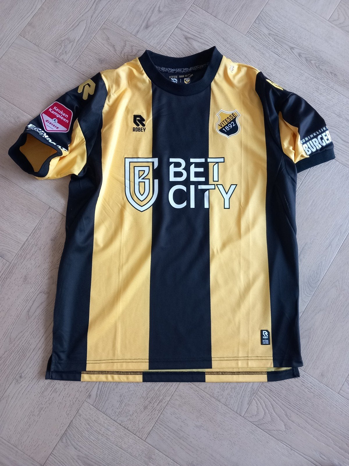 Uniek matchworn shirt vitesse, Sport en Fitness, Maat XL, Ophalen of Verzenden, Zo goed als nieuw, Shirt