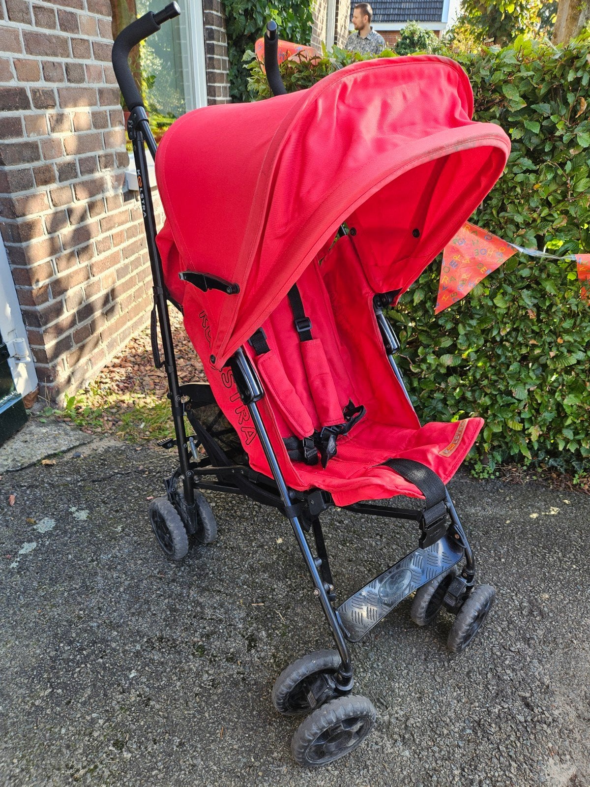 Koelstra buggy - Rood, Ophalen, Gebruikt, Koelstra, Verstelbare rugleuning