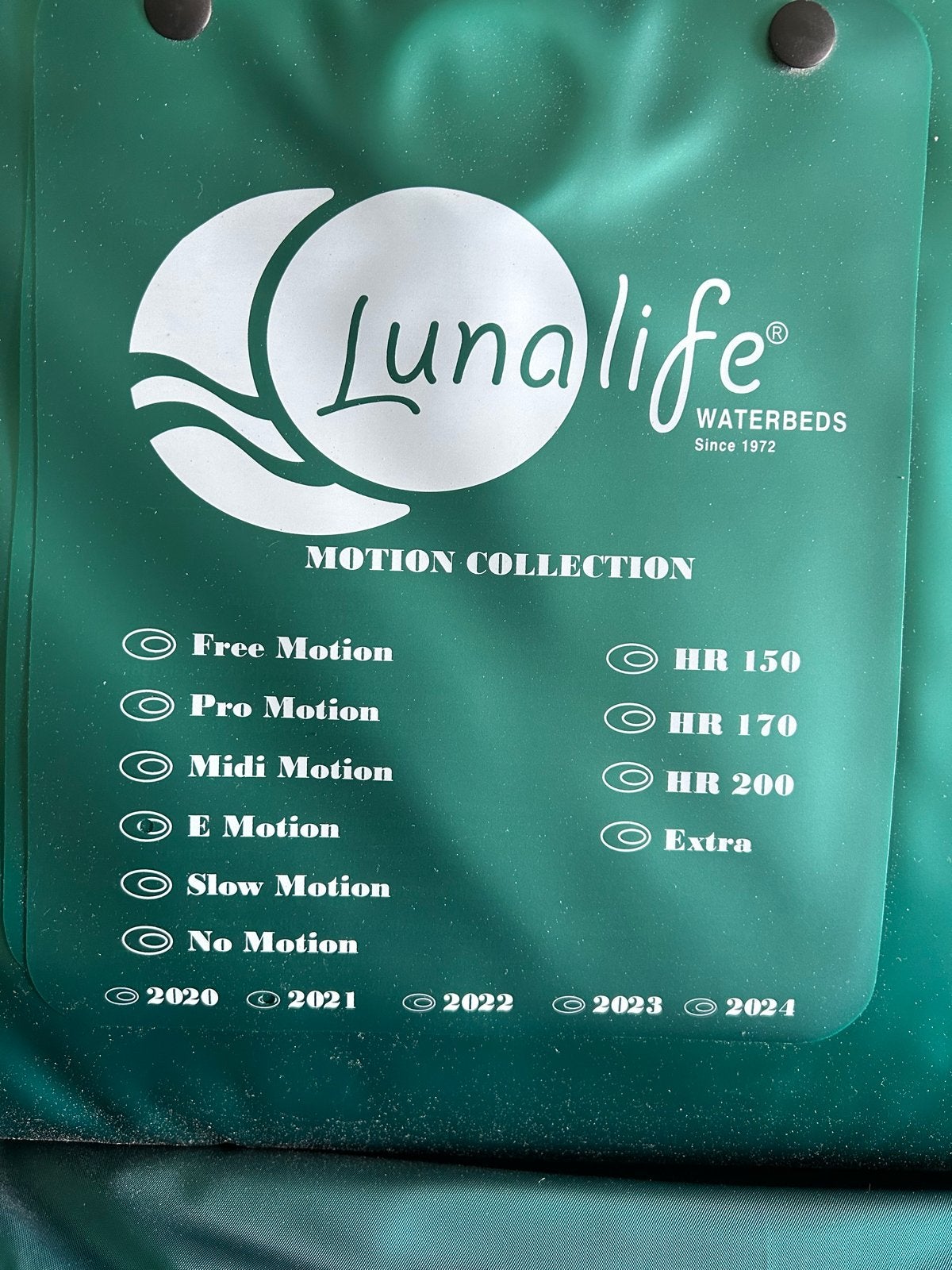 Lunalife Waterbed - Duo-systeem met stabilisatie 180/ 200 cm, Huis en Inrichting, Ophalen, Tweepersoons, 180 cm, 200 cm