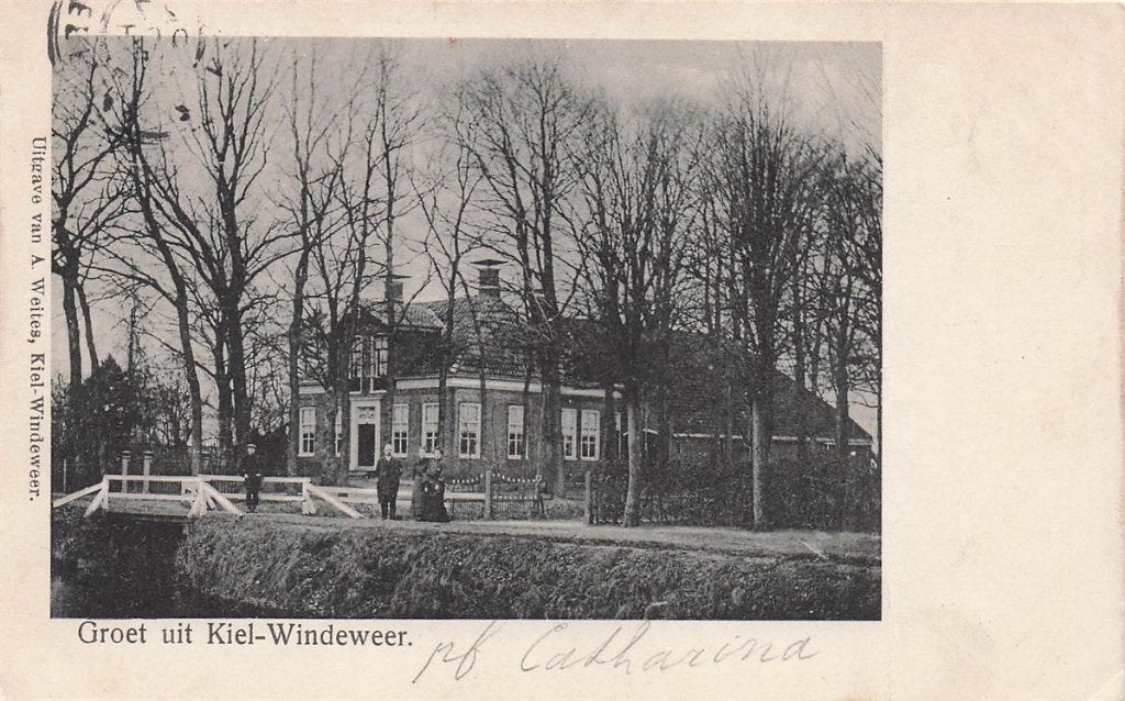 702-103-021 Groet Uit Kiel-Windeweer, Verzenden, Voor 1920, Groningen