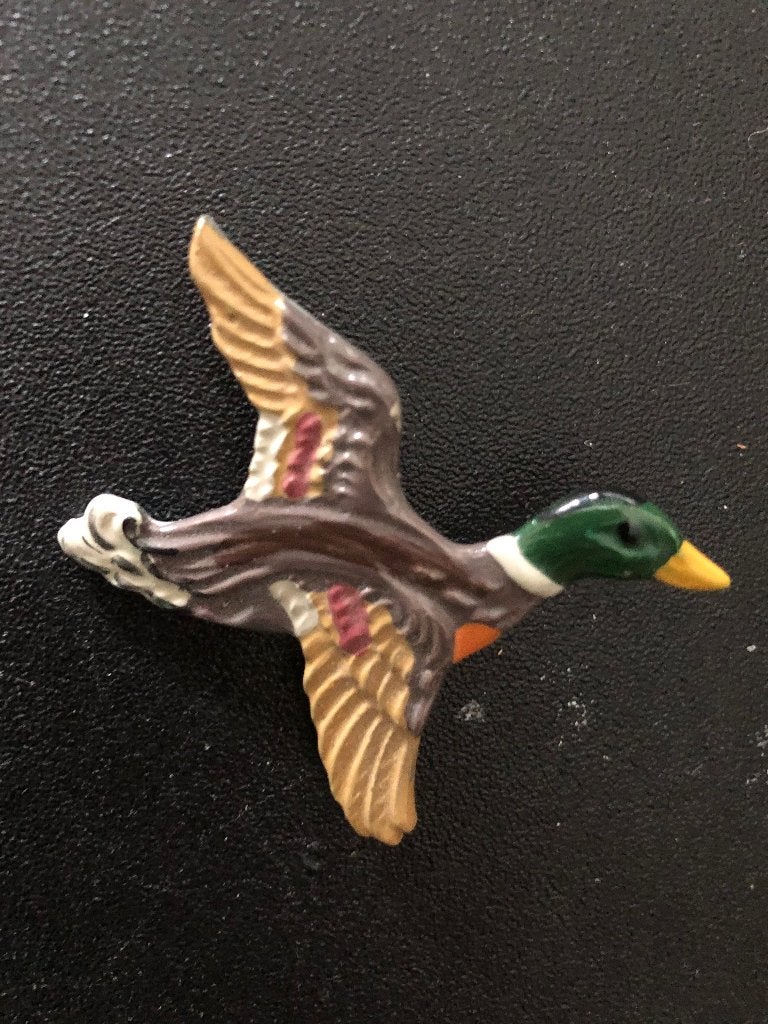 eend broche, Ophalen of Verzenden, Overige materialen, Broche
