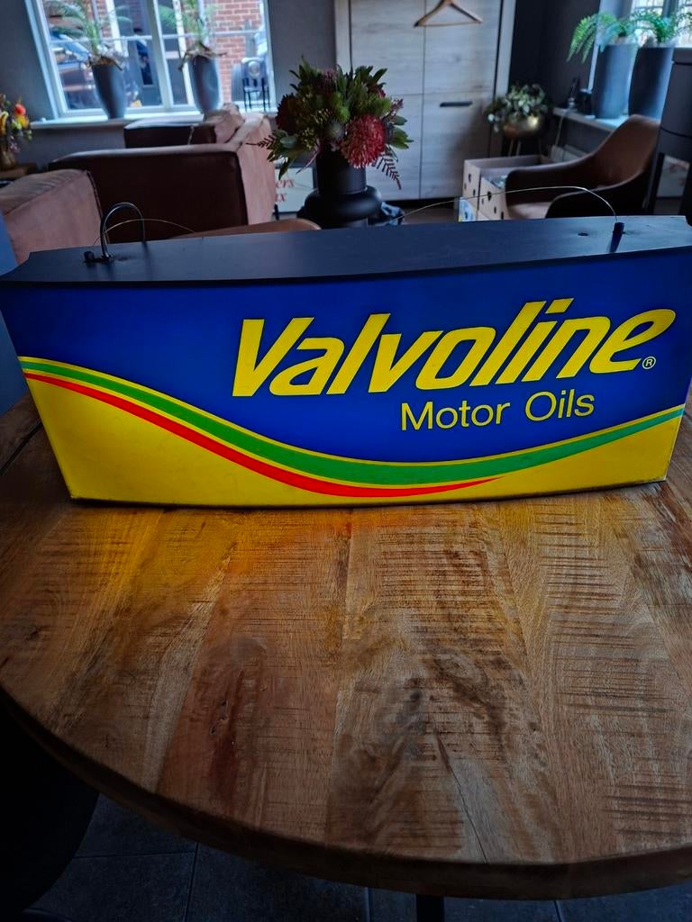 Valvoline Motor Oils lichtbak, Ophalen of Verzenden, Lichtbak of (neon) lamp