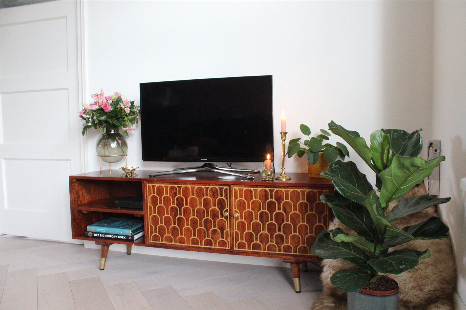 Kare Design TV-meubel, Ophalen, 100 tot 150 cm, Zo goed als nieuw, Minder dan 100 cm