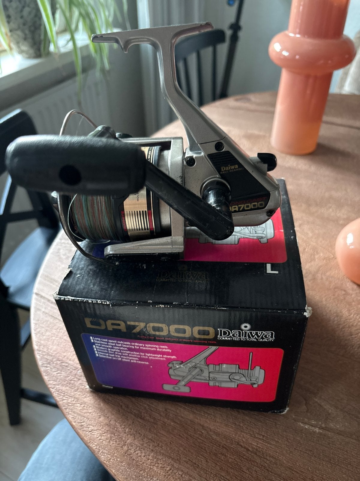 Daiwa DR7000 Long Cast Molen -, Watersport en Boten, Ophalen of Verzenden, Zo goed als nieuw, Molen
