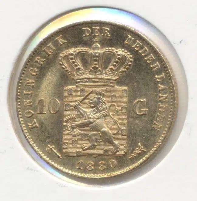 Nederland 10 Gulden 1880 Willem 3