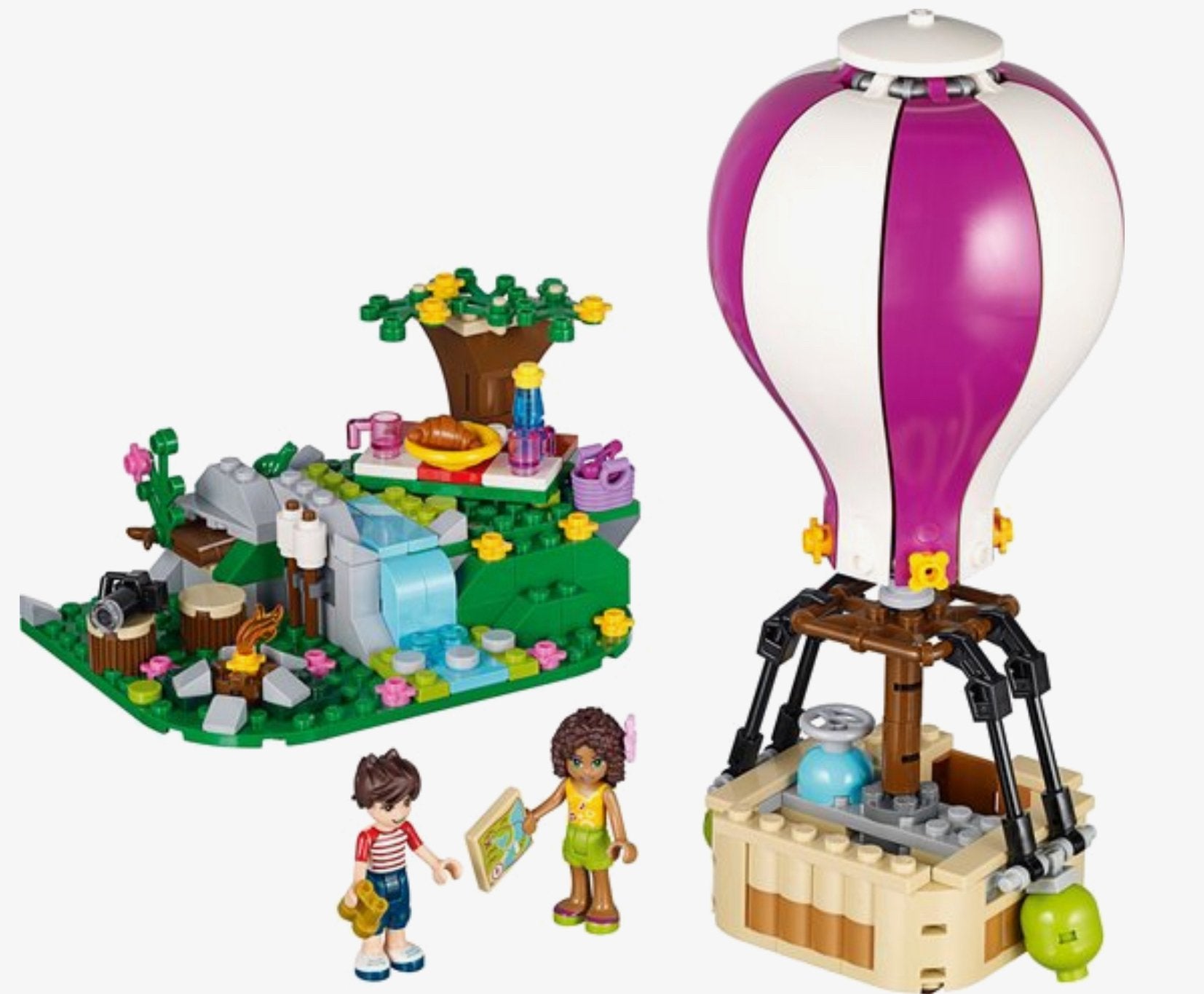 Lego Friends 41097 luchtballon, Kinderen en Baby's, Ophalen of Verzenden, Zo goed als nieuw, Compleet, Lego