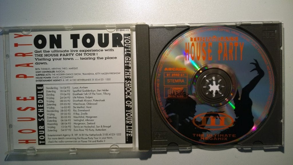 House Party III (The Ultimate Megamix), Ophalen of Verzenden, Zo goed als nieuw, Techno, Album