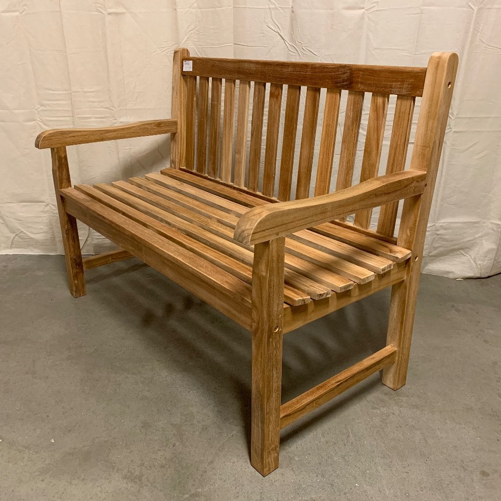 tuinbank teak - 120 cm breed - Gratis bezorgd, TTM Wonen, Meubels – (Perzische) Tapijten en Woonaccessoires, Taag 63, 2491 CS, Den Haag (Forepark)