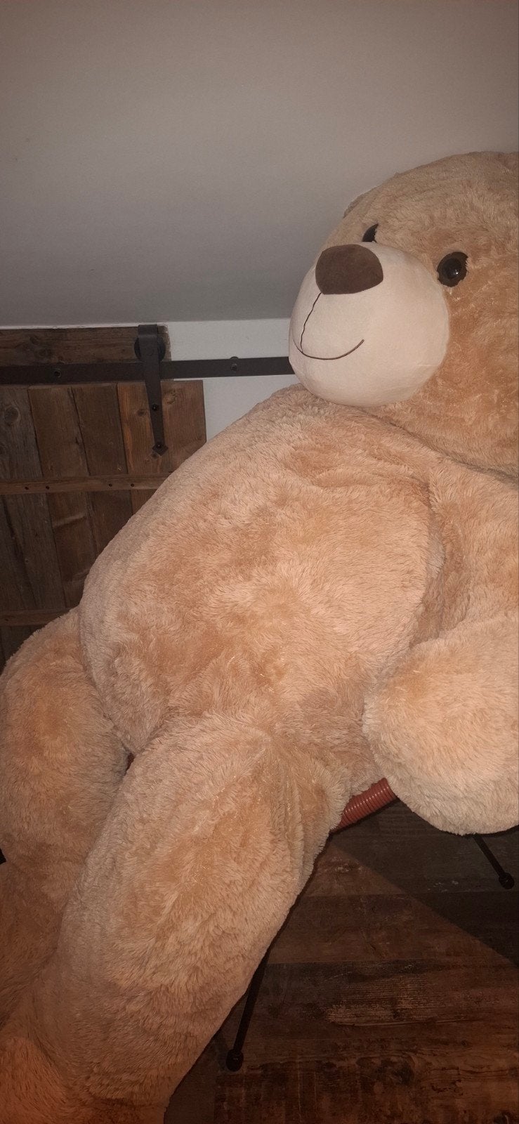Grote knuffelbeer - Meer dan 1 meter hoog!, Beer, Ophalen of Verzenden, Zo goed als nieuw, Bruin
