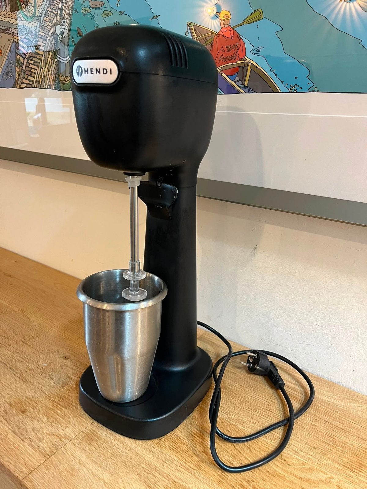 Hendi Milkshake Mixer, Minder dan 1 liter, Ophalen, Zo goed als nieuw, 1 snelheid