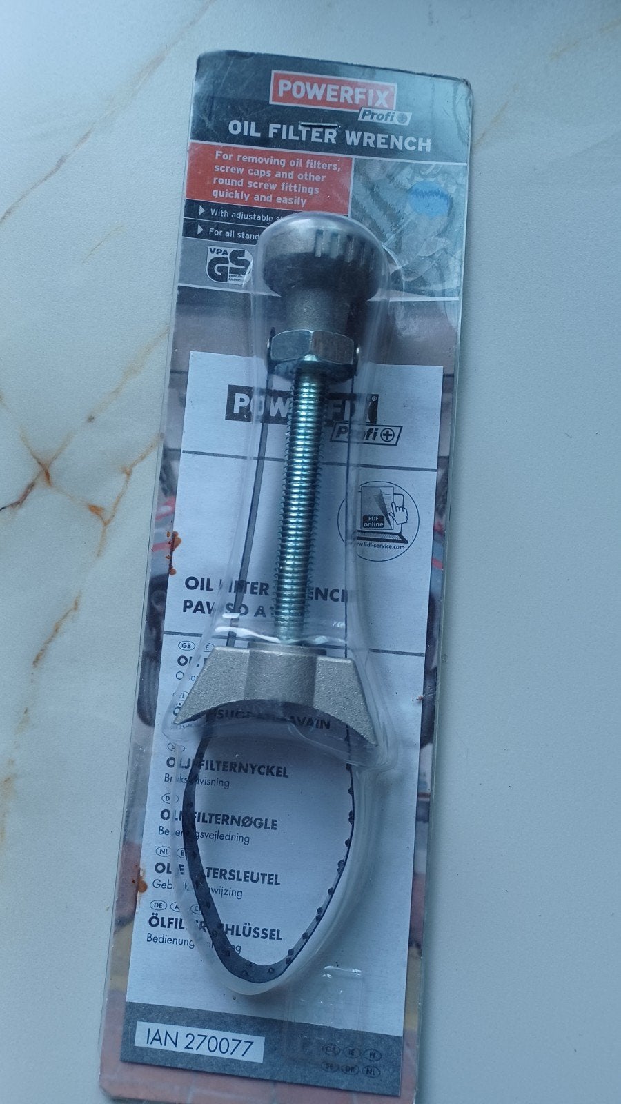 oliefilter sleutel, Auto diversen, Ophalen of Verzenden, Nieuw