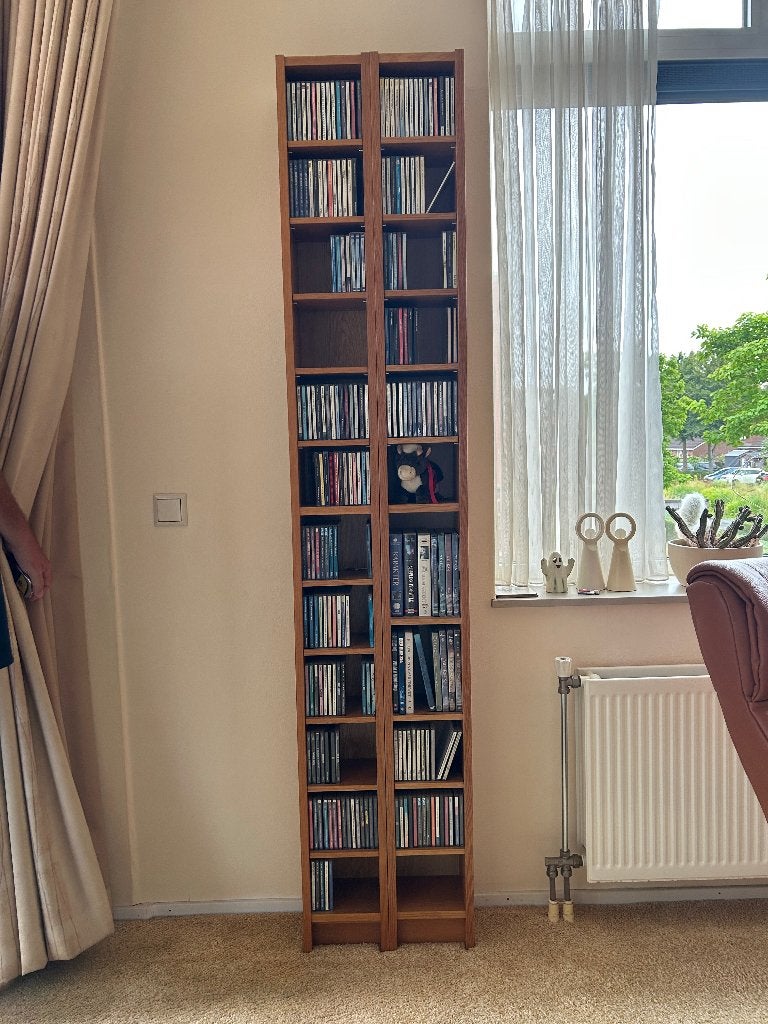 Cd kasten, Huis en Inrichting, Woonaccessoires | Cd- en Dvd-rekken, Ophalen, Hout, Cd's