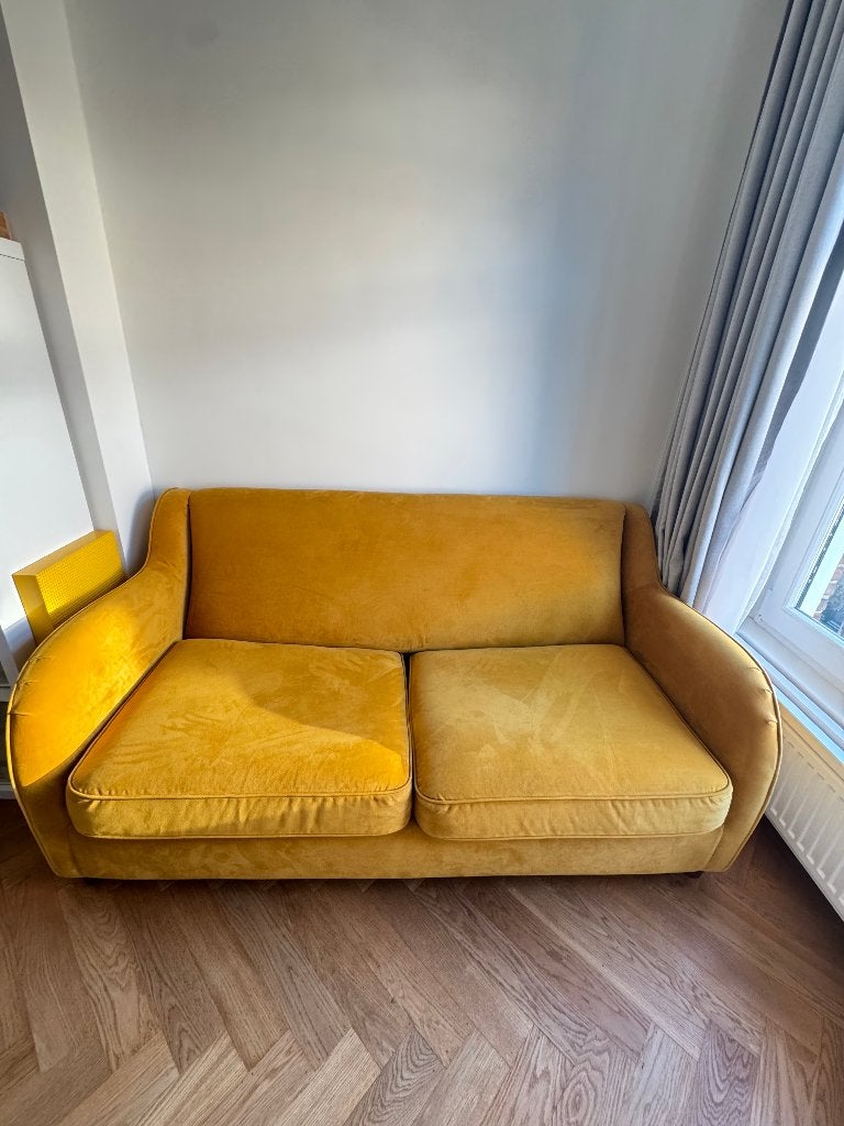 Gele slaapbank - Comfortabel en stijlvol