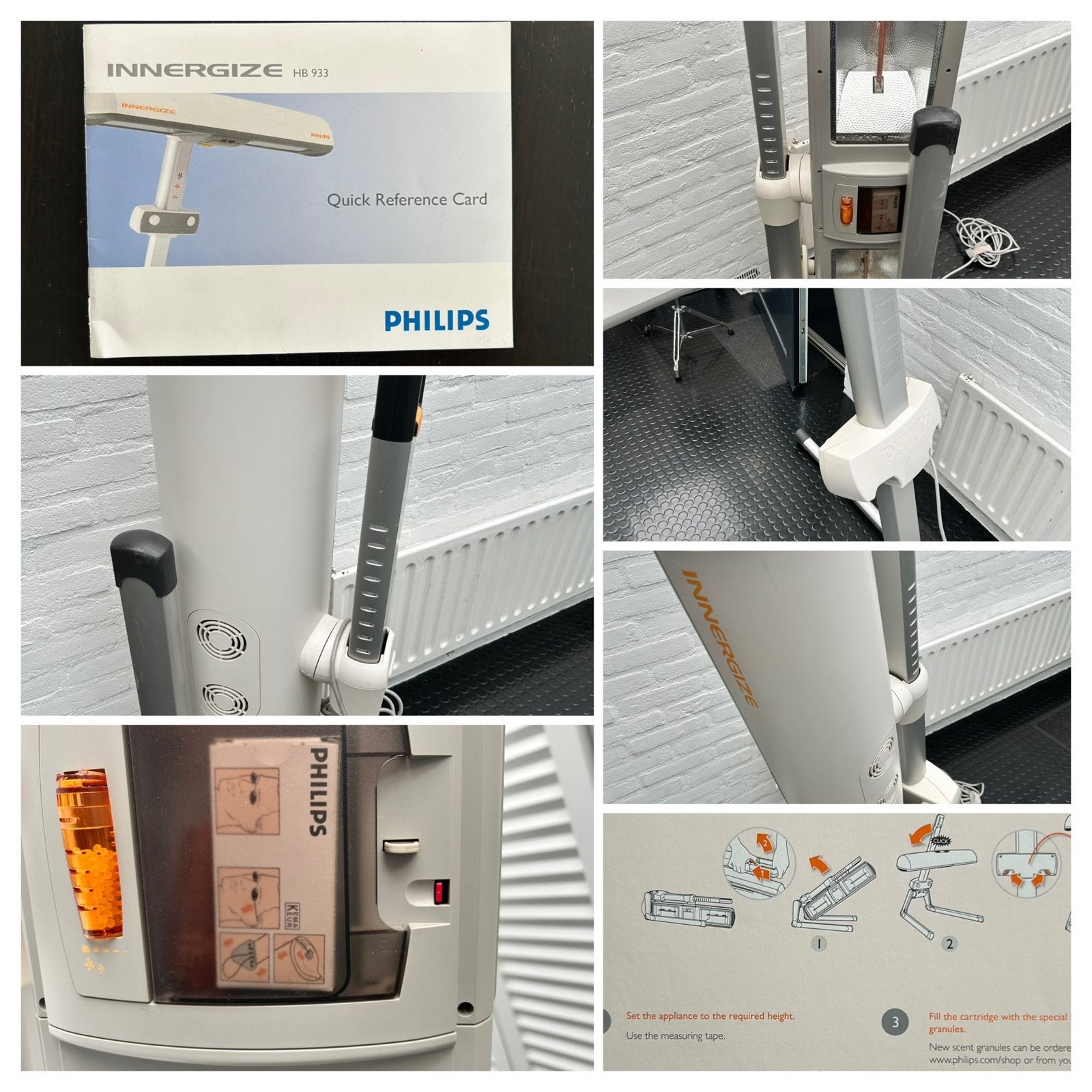 Philips Innergize HB 933 Zonnebank met Infrarood, Witgoed en Apparatuur, Zonnebanken en Gezichtsbruiners, Ophalen, Gebruikt, Overige modellen