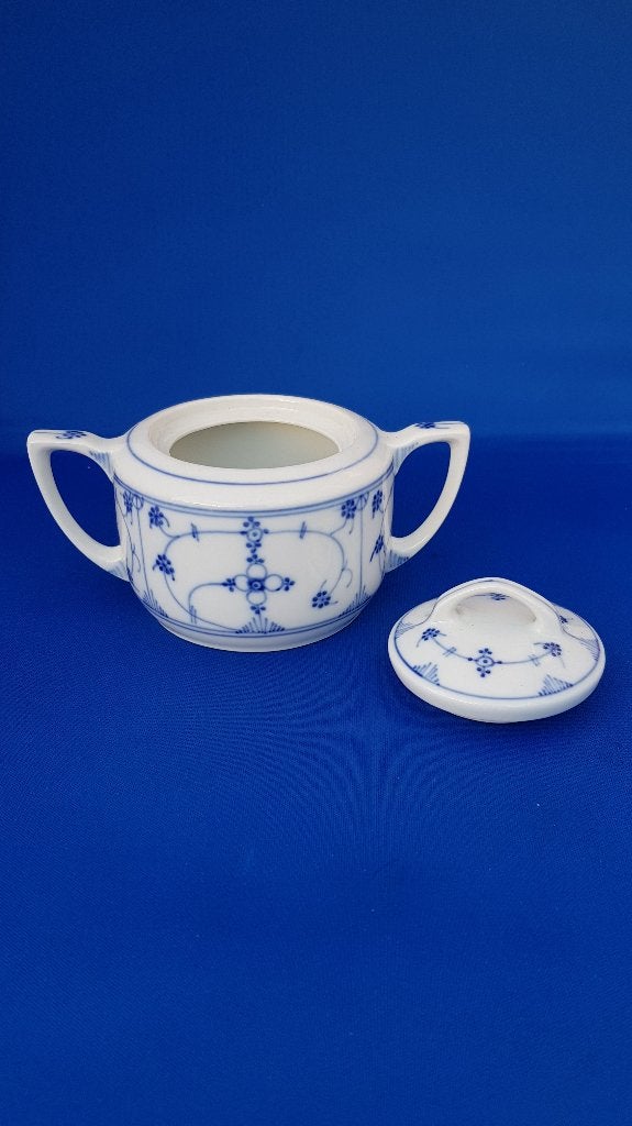 Blau Saks Jager suikerpot potje met deksel. Puntgaaf. 7B5, Ophalen of Verzenden