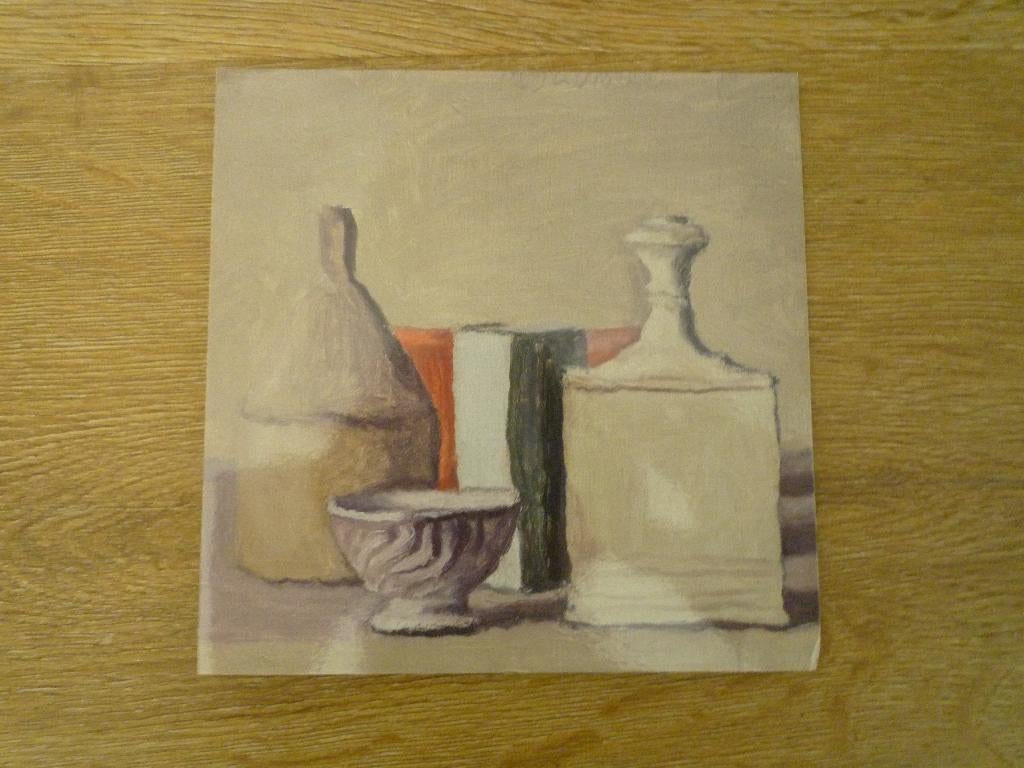 Kunstkaart Giorgio Morandi kom en flessen Museum Belvedere, Ophalen of Verzenden, Voor 1920, Overige thema's