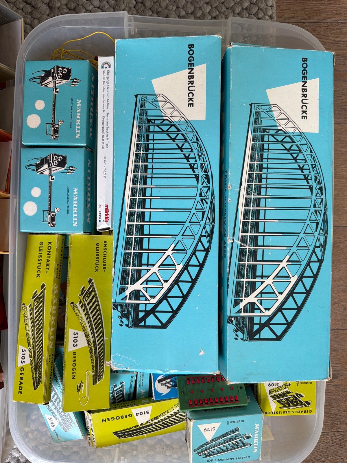Märklin Treincollectie: Locomotief, Rails, Bruggen & Meer, Ophalen, Wisselstroom, Gebruikt, Locomotief