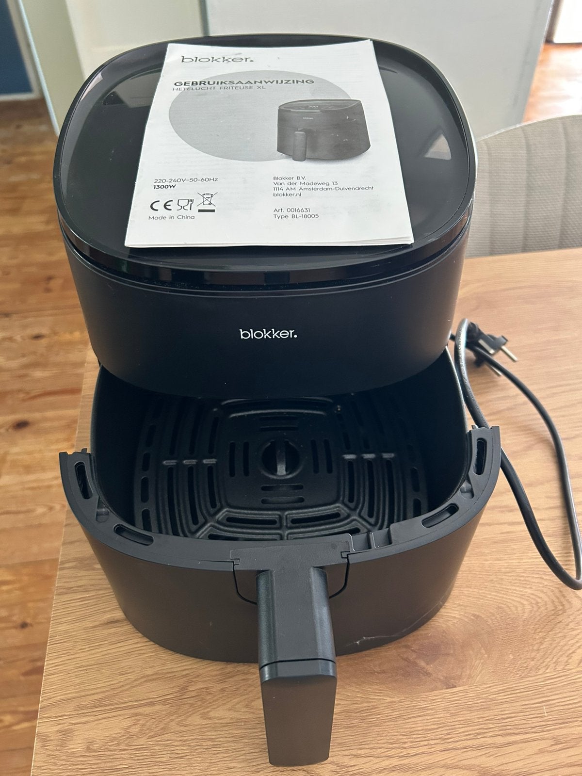Airfyer van de blokker, Witgoed en Apparatuur, Ophalen of Verzenden, Zo goed als nieuw, Airfryer