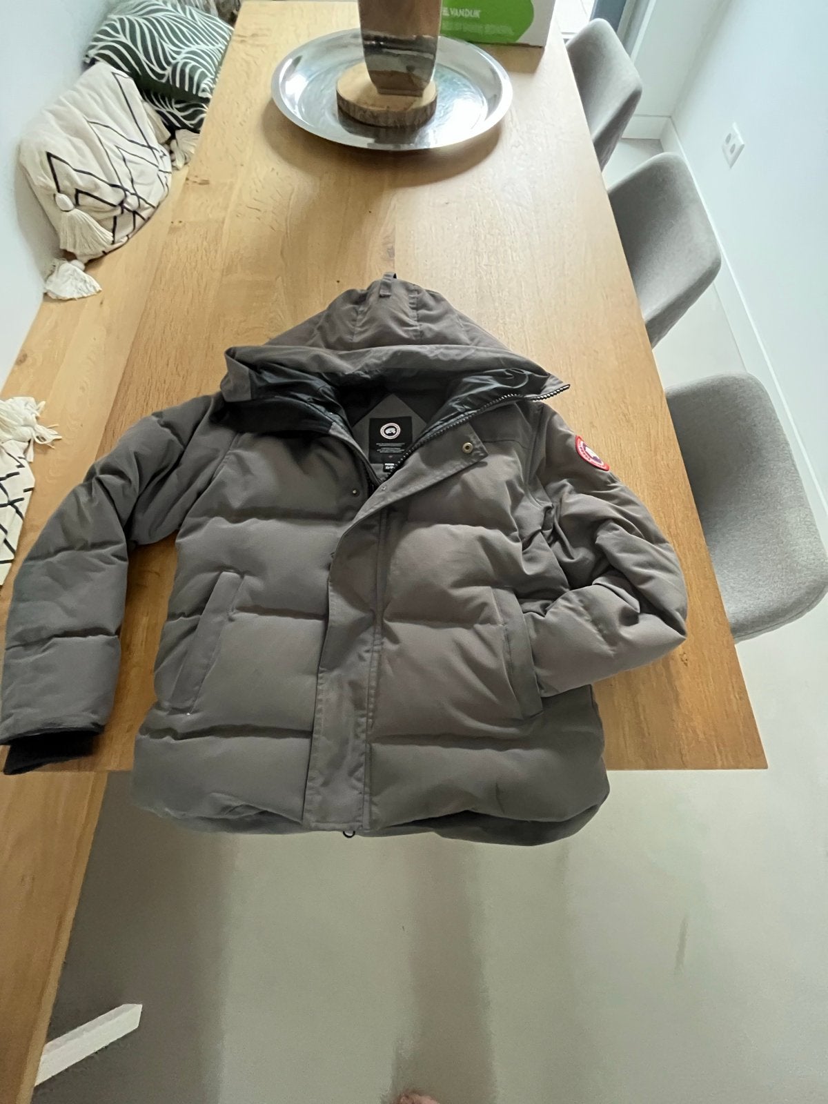 Canada Goose jas grijs XS, Ophalen of Verzenden, Gedragen, Maat 34 (XS) of kleiner, Grijs